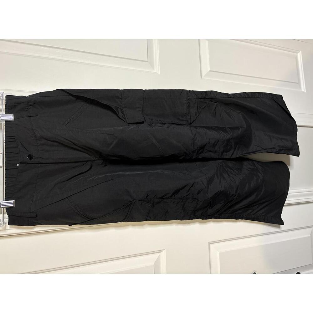 Halara Petite Small Black Nylon Cargo Pants 460